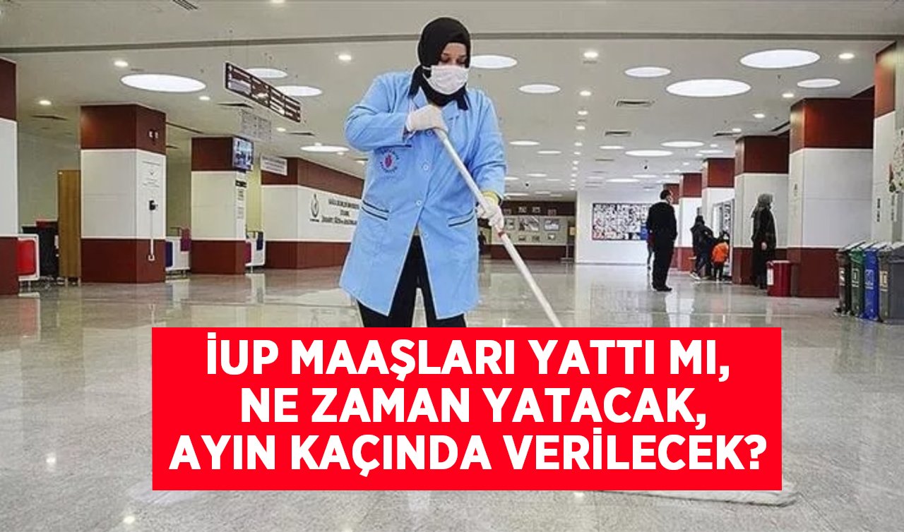 İUP maaşları yattı mı, ne zaman yatacak, ayın kaçında verilecek?  İşgücü Uyum Programı (İUP) maaşı ne kadar oldu, kaç TL? İŞKUR ödeme takvimi!