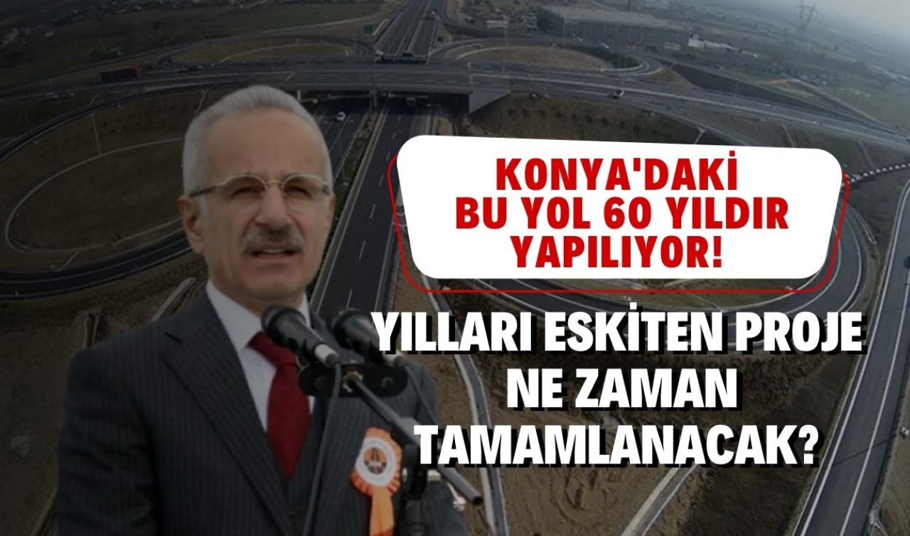  Konya’daki bu yol 60 yıldır yapılıyor! 