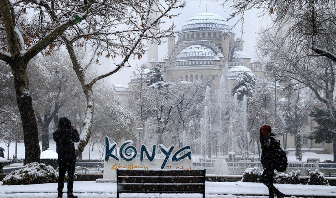  Konya’ya kuvvetli kar yağışı uyarısı! Tedbirlerinizi alın