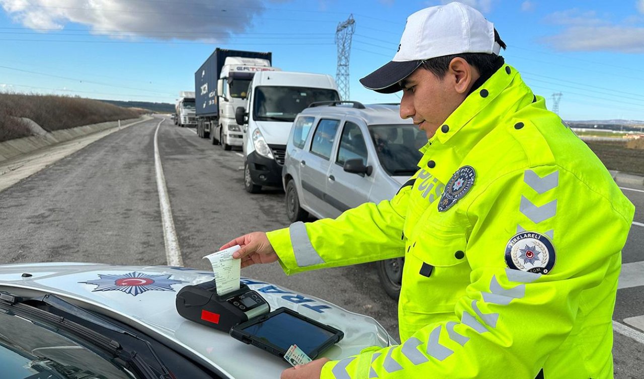 Bir haftada 2,2 milyondan fazla araç denetlendi