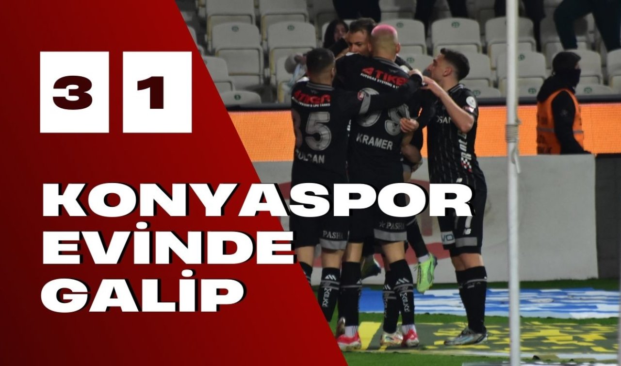 Konyaspor evinde galip! TÜMOSAN Konyaspor 3 - 1 Bodrumspor  (Maç Sonucu)