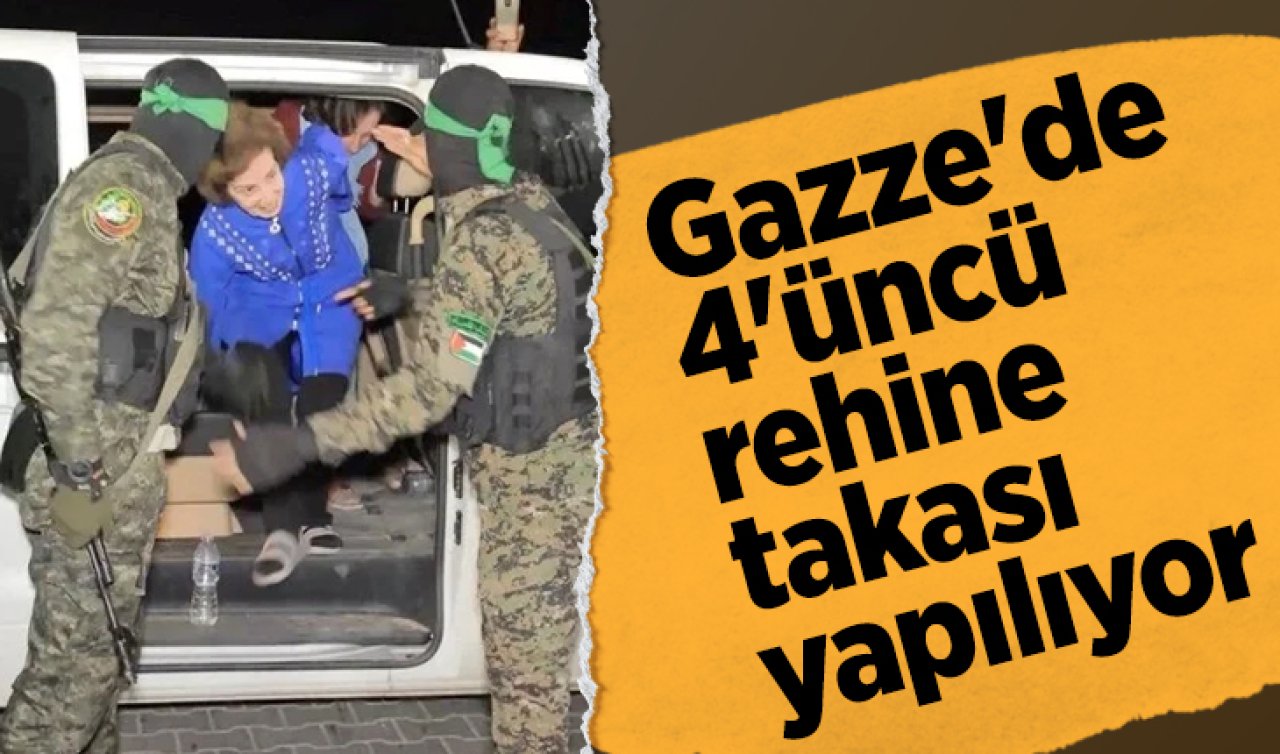 Gazze’de 4’üncü rehine takası yapılıyor