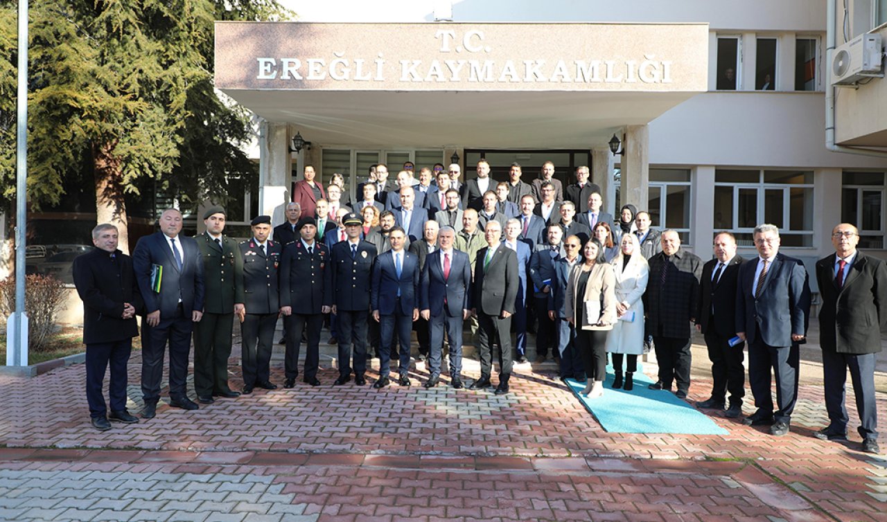 Vali Akın Ereğli İlçesini ziyaret etti