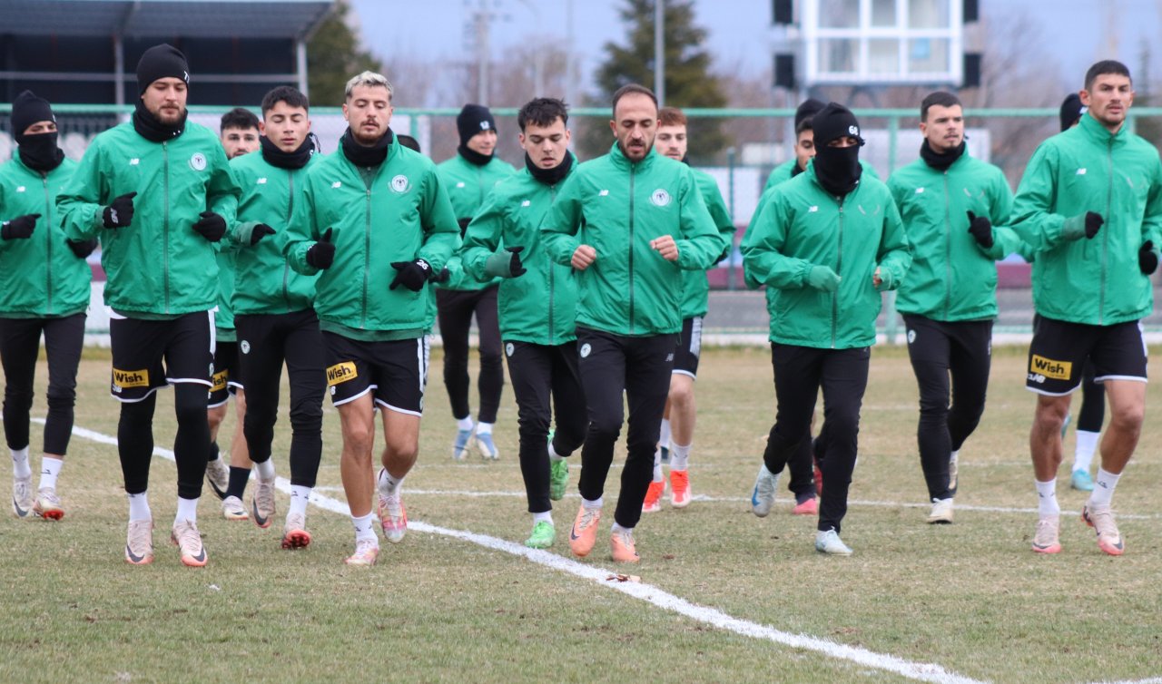 1922 Konyaspor zorlu maçın hazırlıklarını tüm hızıyla sürdürüyor