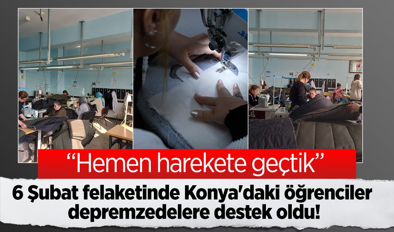 6 Şubat felaketinde Konya’daki öğrenciler depremzedelere destek oldu! “Hemen harekete geçtik’’