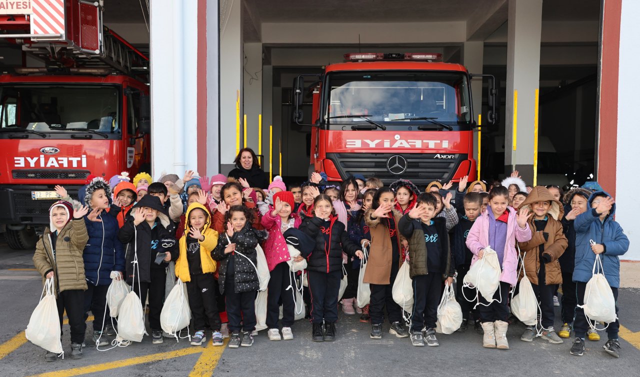 Konya Büyükşehir’den ilkokul öğrencileri için yangın güvenliği seferberliği