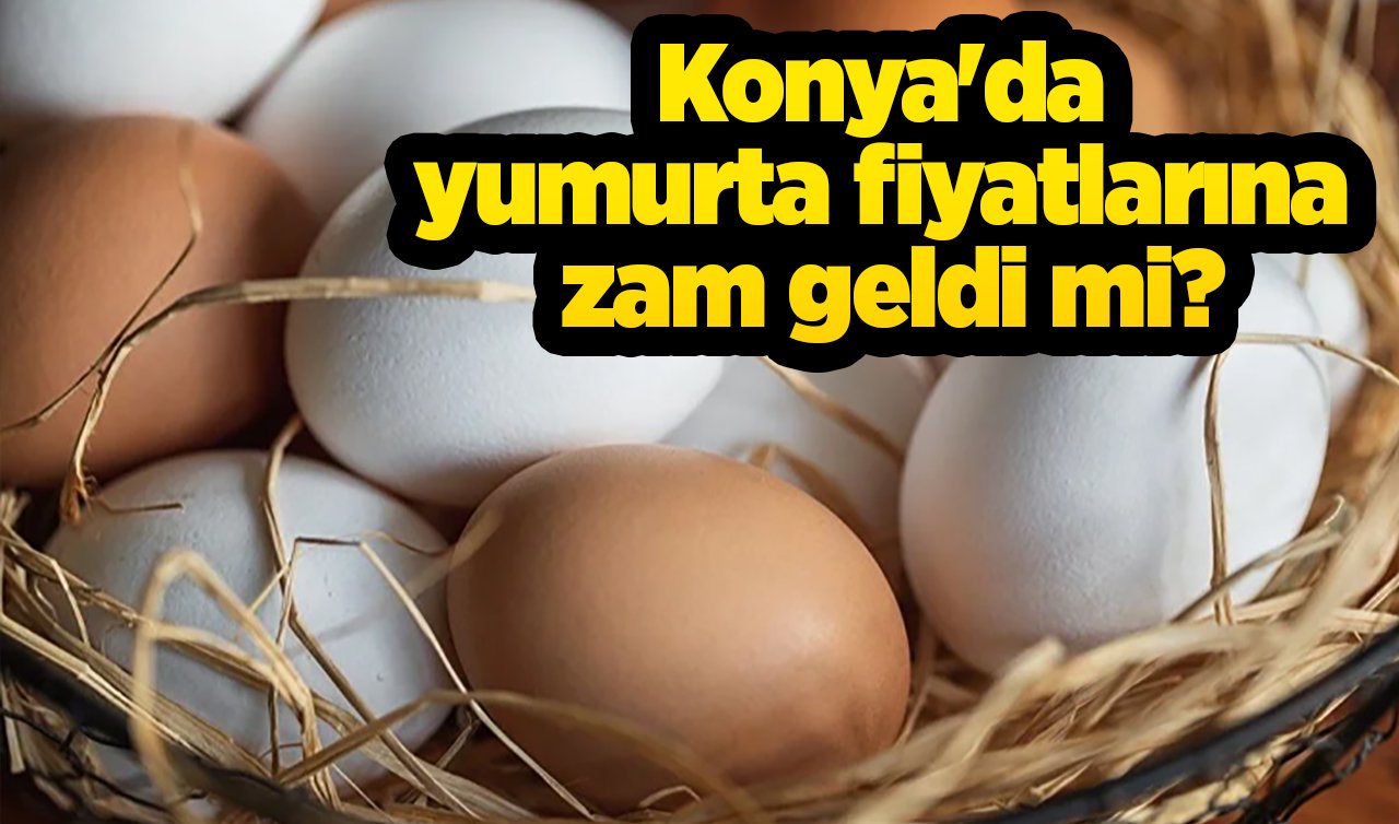 Konya’da yumurta fiyatlarına zam geldi mi? Konya’da yumurta fiyatları ne kadar oldu? 