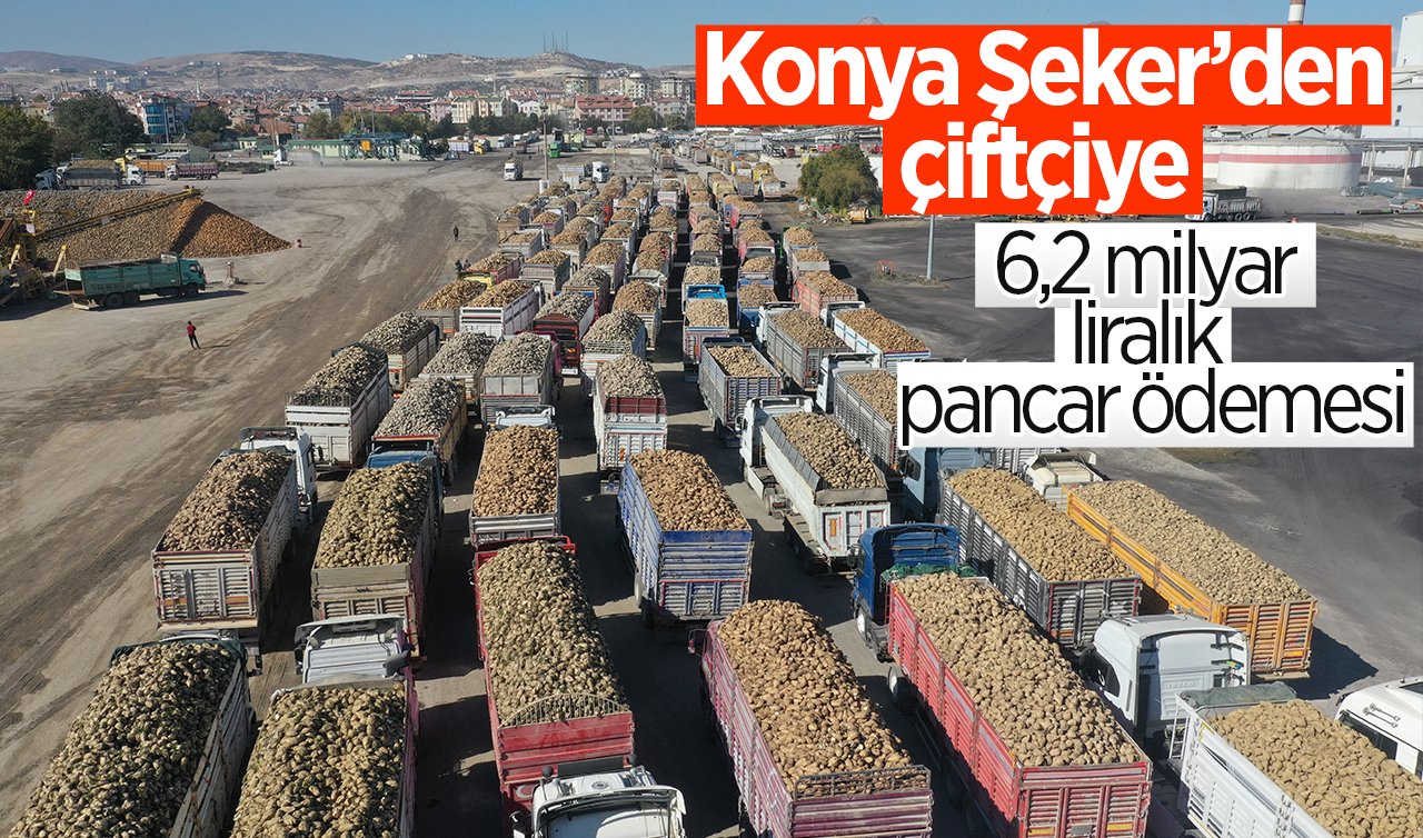 Konya Şeker’den Çiftçiye 6,2 Milyar Liralık Pancar Ödemesi