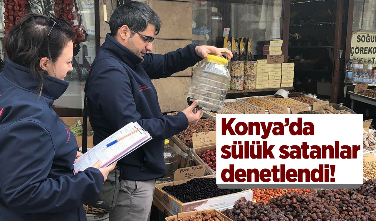 Konya’da sülük satanlar denetlendi! Sülük satmak yasak mı?