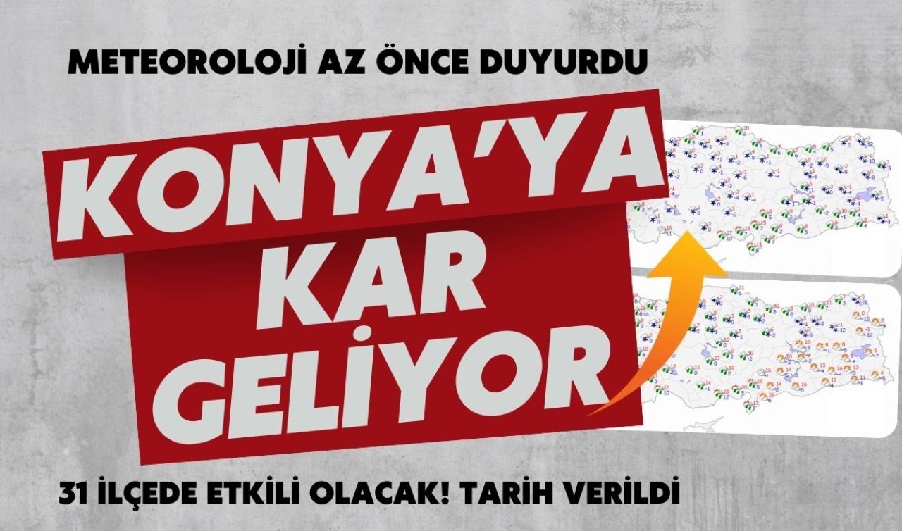 Konya İçin Kar Uyarısı Geldi! 2025 Konya’ya Kar Yağacak mı, Ne Zaman Yağacak? İşte 18-22 Şubat Arası Konya, Selçuklu, Meram, Karatay ve Diğer İlçelerin Hava Durumu…