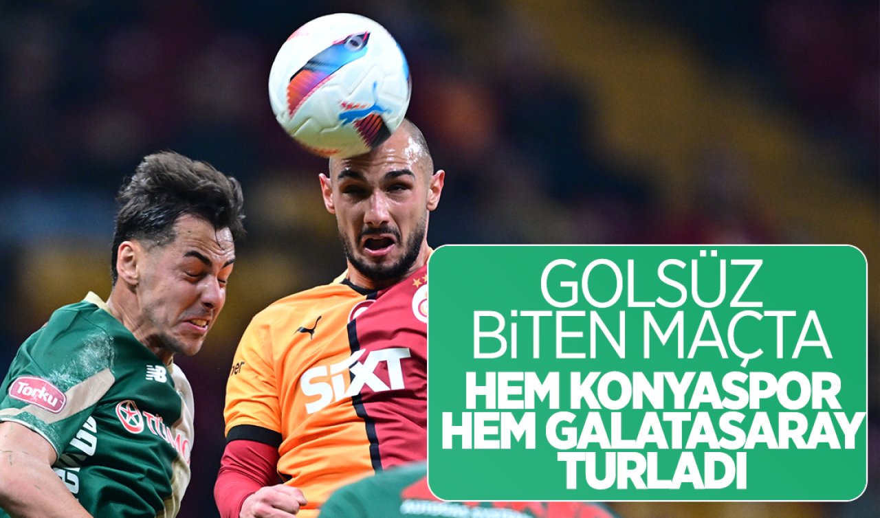 Türkiye Kupası’nda golsüz biten mücadelede Konyaspor ve Galatasaray turladı!