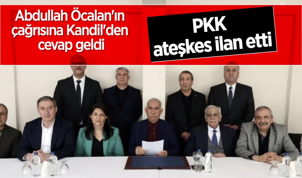 Abdullah Öcalan’ın çağrısına Kandil’den cevap geldi: PKK silah bıraktı