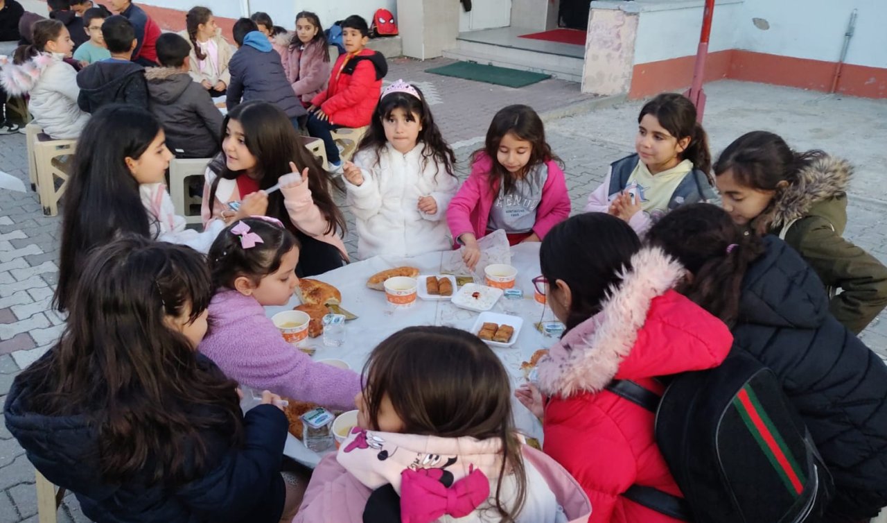 Kulu’da okulda öğrencilere yönelik iftar programı düzenlendi