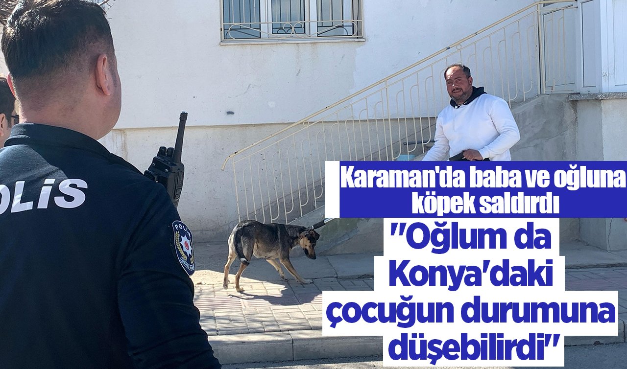 Karaman’da baba ve oğluna köpek saldırdı: “Oğlum da Konya’daki çocuğun durumuna düşebilirdi’’