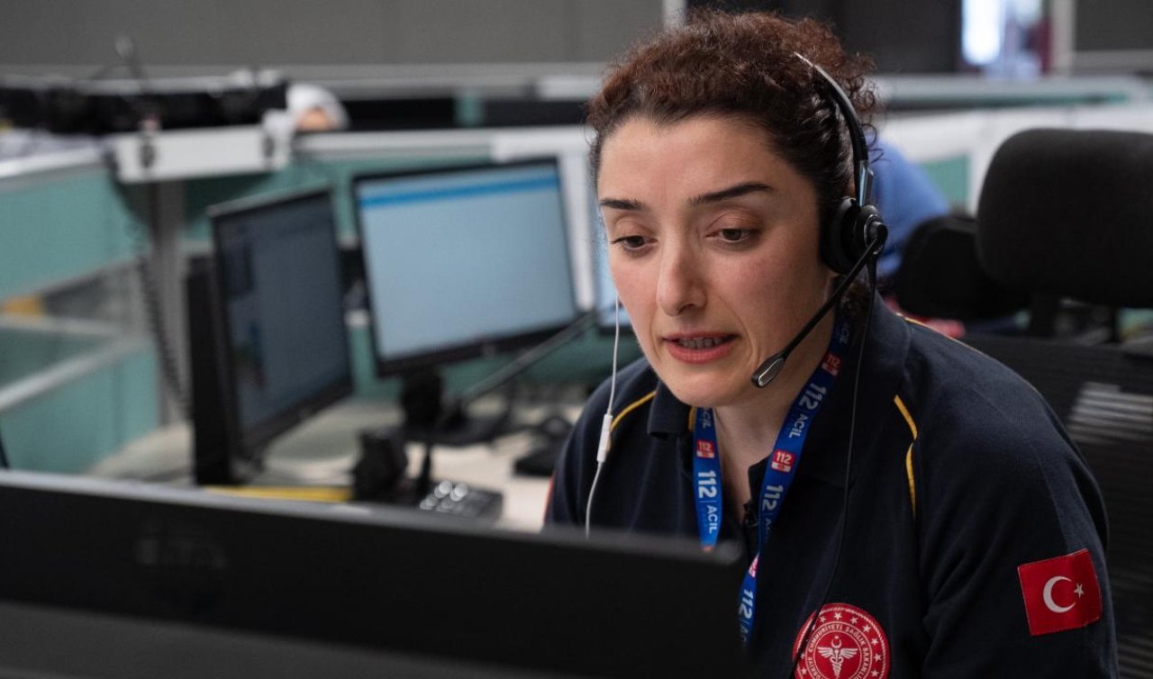 Nefes borusuna anne sütü kaçan bebek 112 Acil Çağrı Merkezi sayesinde kurtuldu