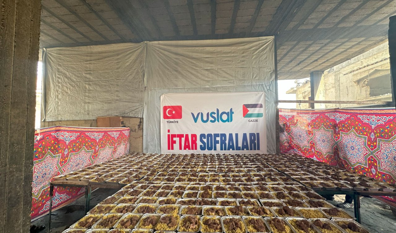 Vuslat Derneği Bu Ramazan Gazze’de Her Gün İftar Sofraları Kuruyor