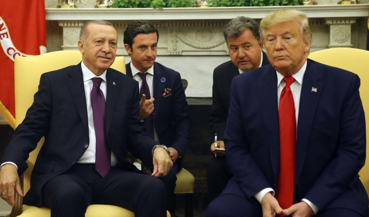  Cumhurbaşkanı Erdoğan Trump ile görüştü