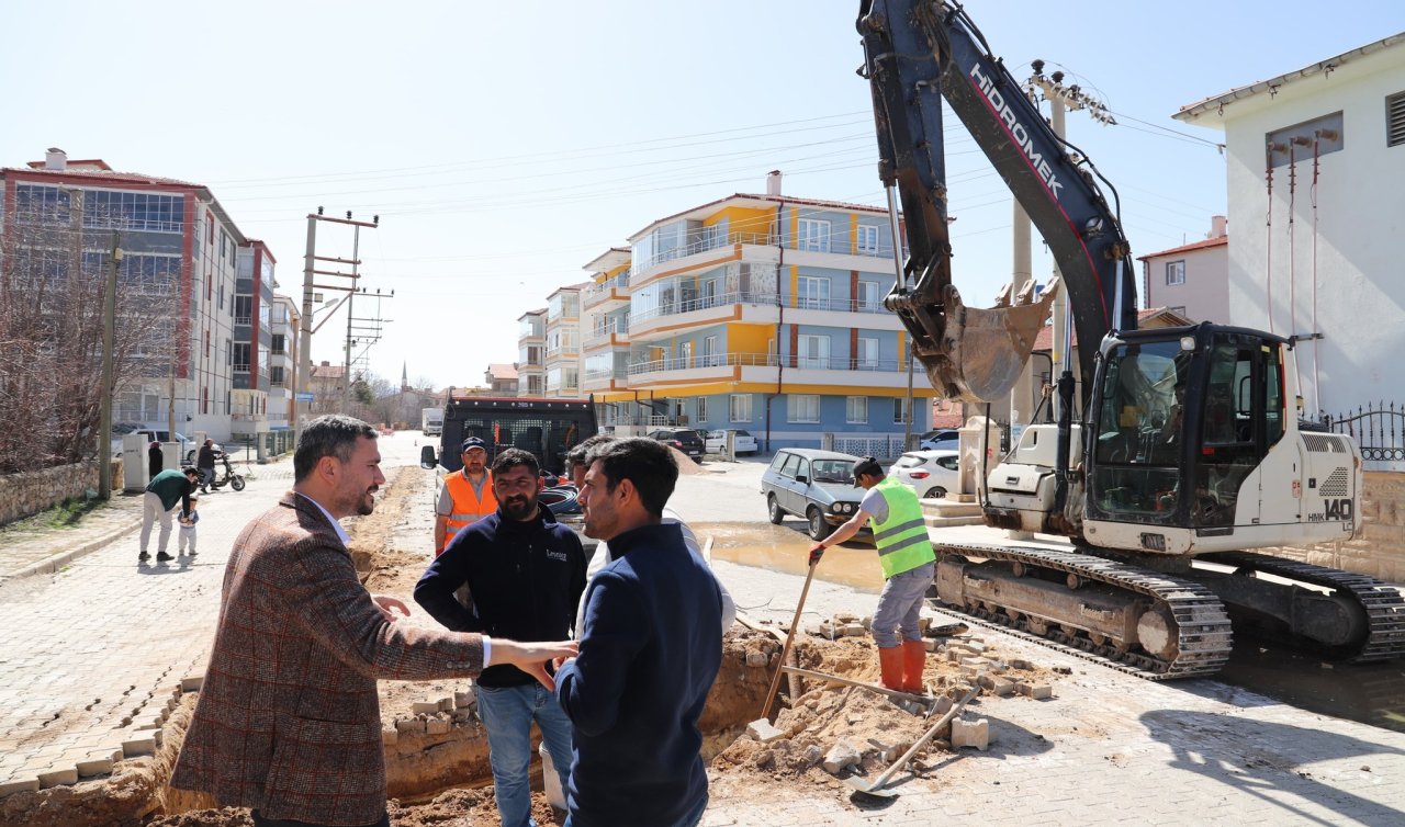  Ilgın’da İçme Suyu Alt Yapı Çalışmaları Başladı