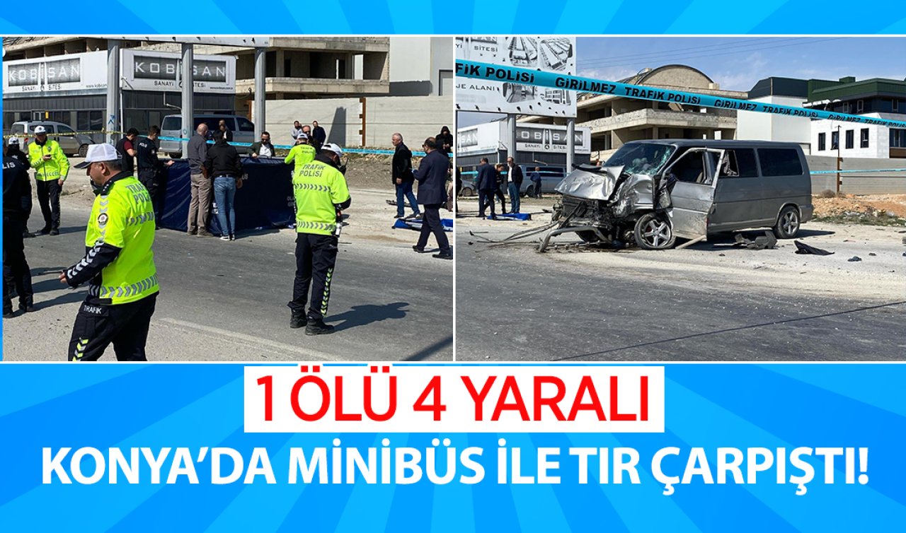 Konya’da trafik kazası! Ölü ve yaralılar var 