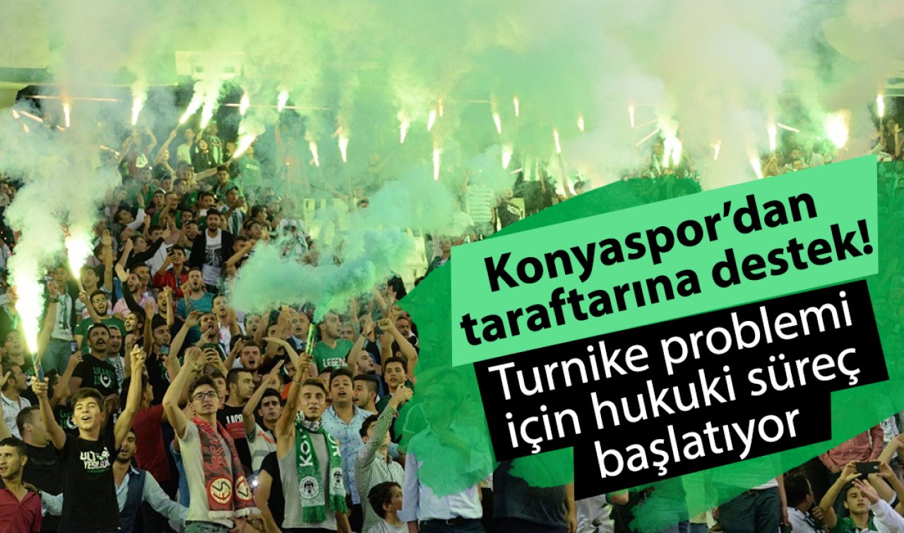  Konyaspor’dan taraftarına destek! Turnike problemi için hukuki süreç başlatıyor