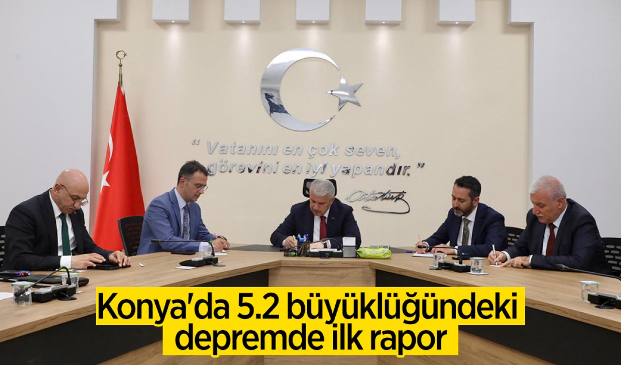 Konya’da 5.2 büyüklüğündeki depremde ilk rapor: 17 kişi hastaneye başvurdu